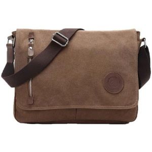 Egoelife Unisex Casual High Quality Canvas Satchel Messenger Bag